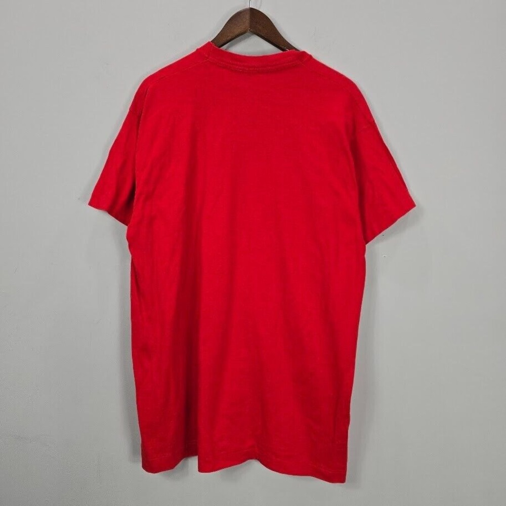 Vtg Garfield TShirt Tee XL Red Single Stitch Patriotic USA American Stars - Picture 4 of 10